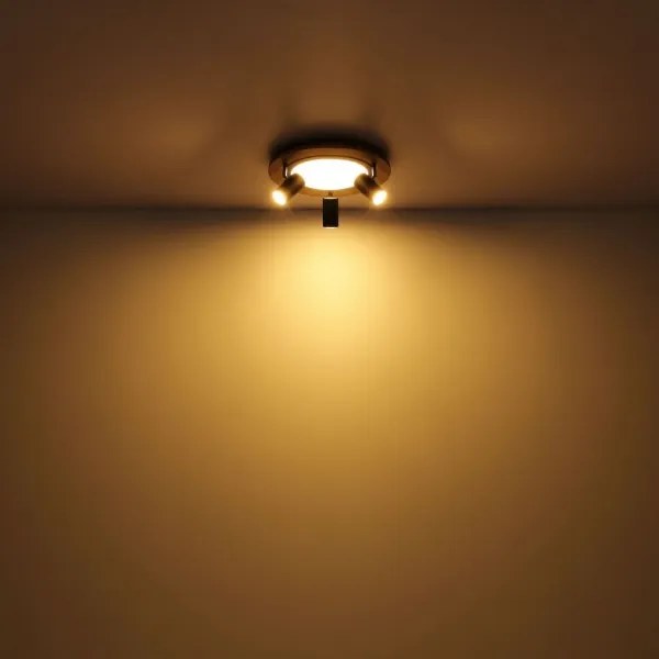 Spot LED KASSU 3xGU10/5W + LED/15W/230V Globo 67307D