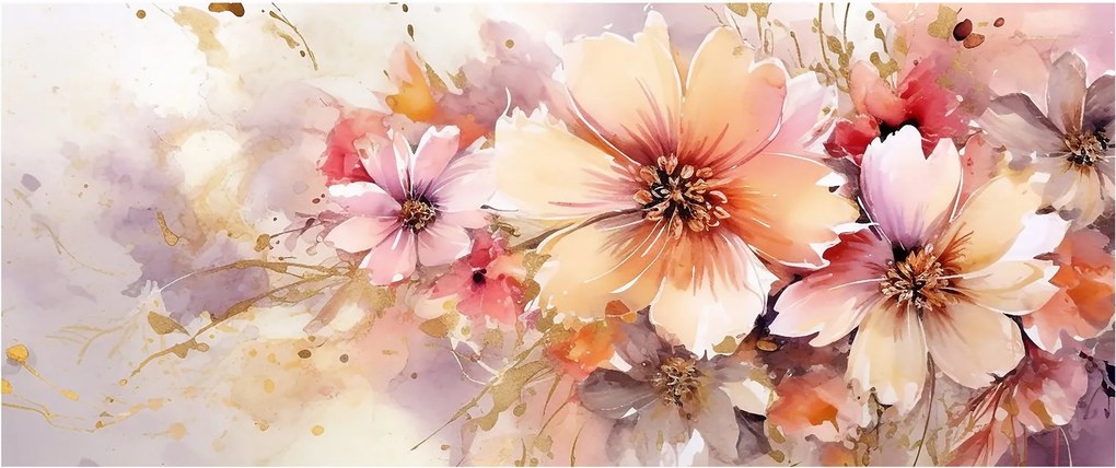 Tablou - Flori (120x50 cm)