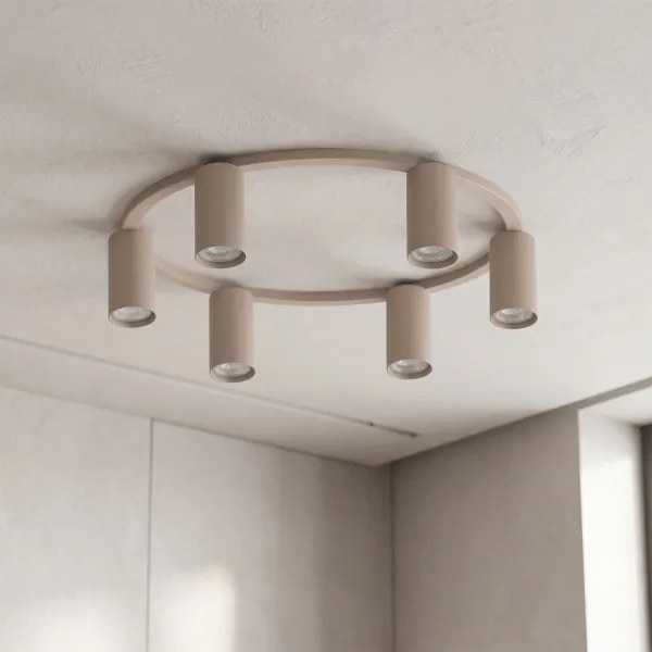 Brilagi - Lampă de tavan SELE 6xGU10/30W/230V bej