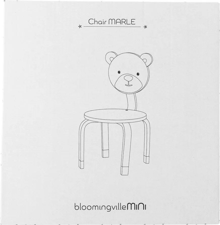 Scaun de copii maro Marle – Bloomingville Mini