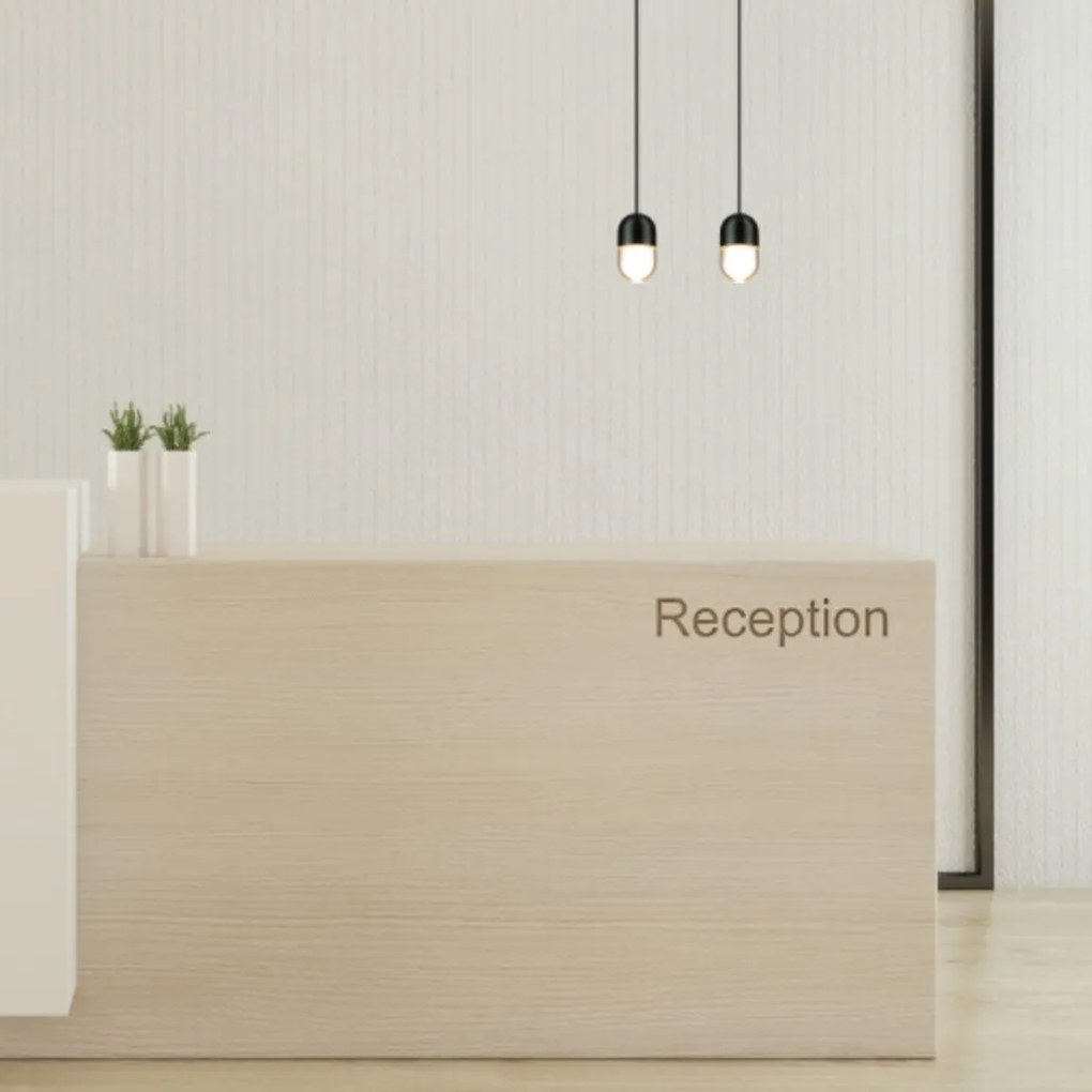 Pendul LED design minimalist 7W 3000K SANDY Black ZB-25140