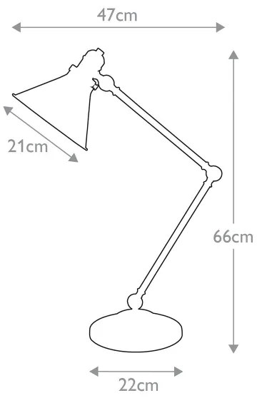 Lampă de masă PROVENCE 1xE27/60W/230V Elstead PV-TL-AB