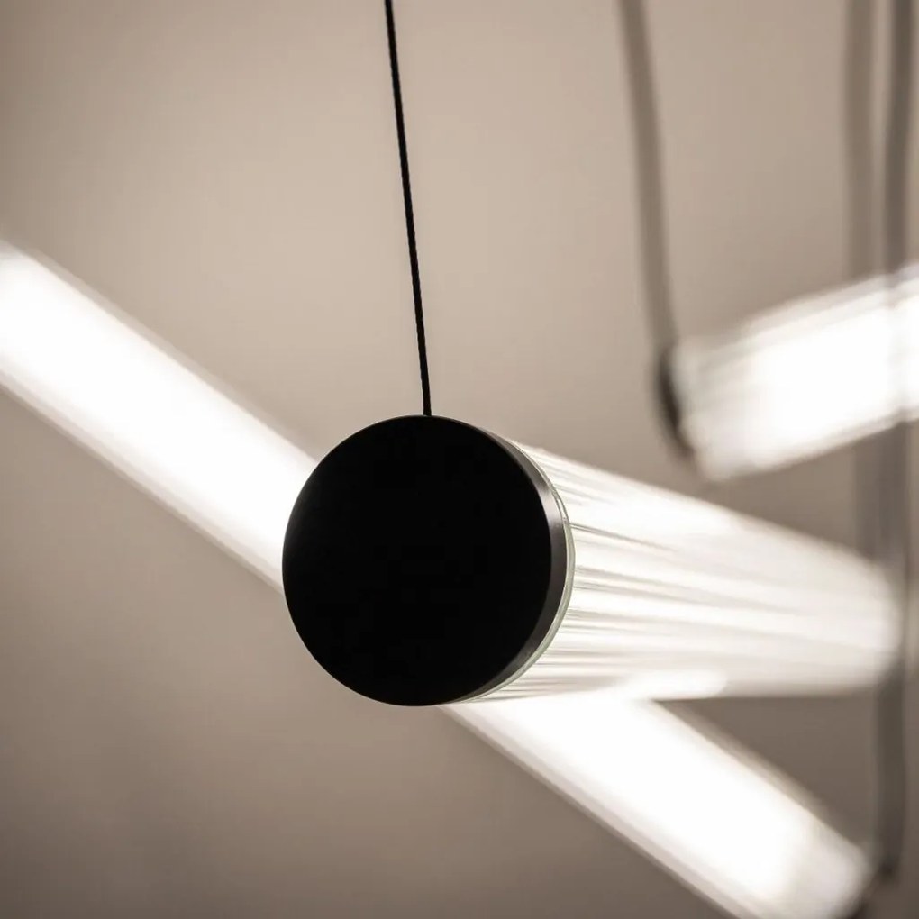 Lustra LED smart cu telecomanda COMO titan periat