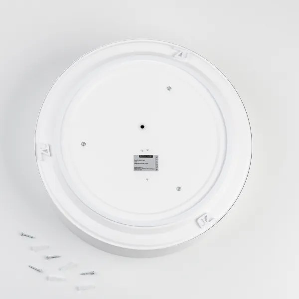 Brilagi - Plafonieră de baie POOL, 3x E27, 15W, 230V, Ø 40 cm, IP54, alb