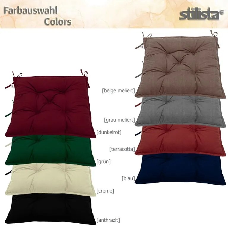 STILISTA Set de 2 perne de scaun 40 x 40 x 8 cm, crem