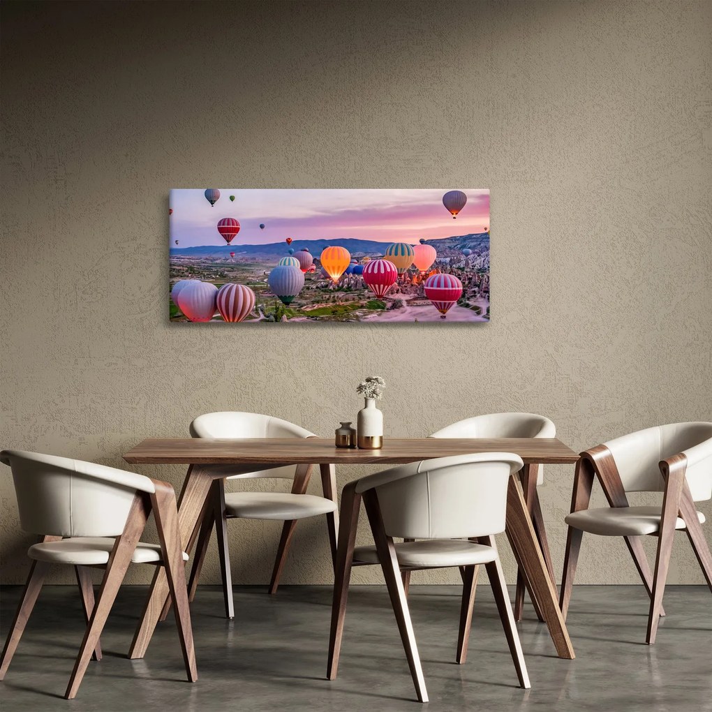 Tablou - Baloane cu aer cald (120x50 cm)