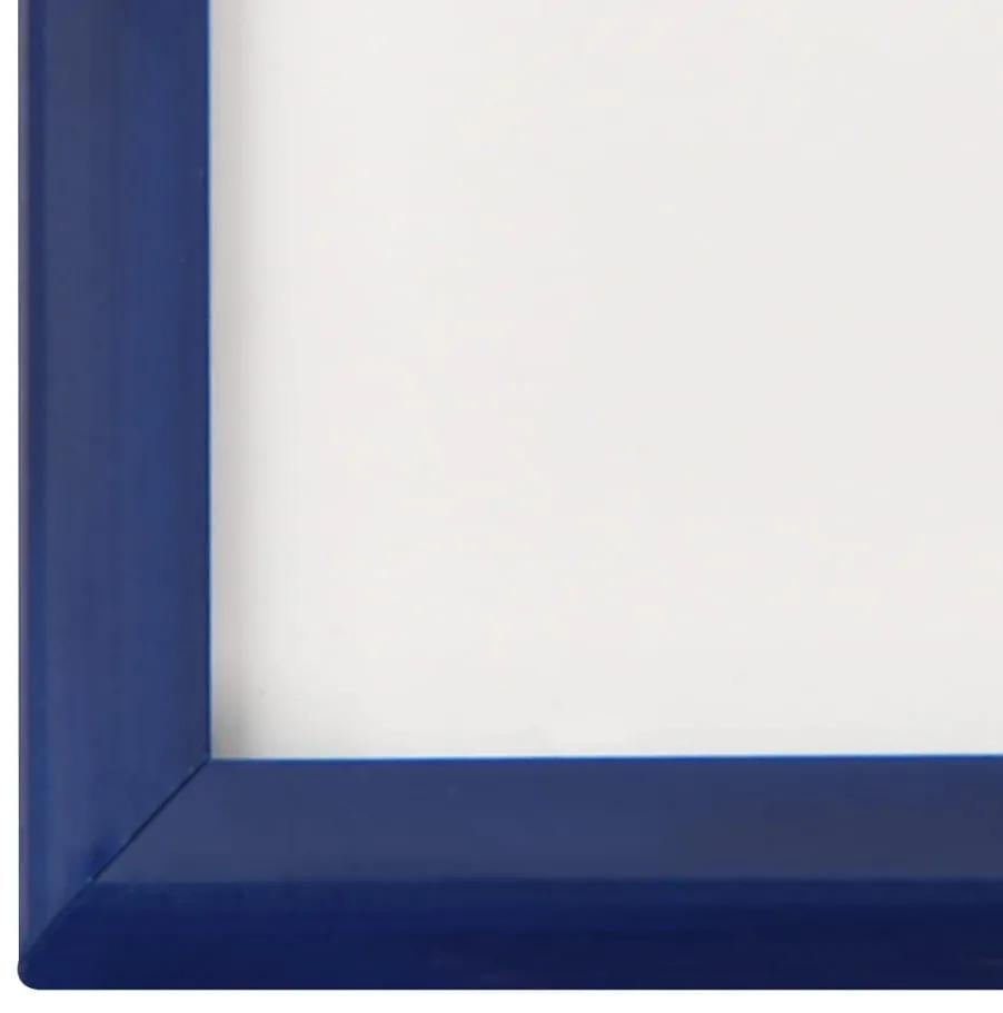 Rame foto colaj pentru perete 3 buc. albastru 40x50 cm MDF 3, Albastru, 40 x 50 cm