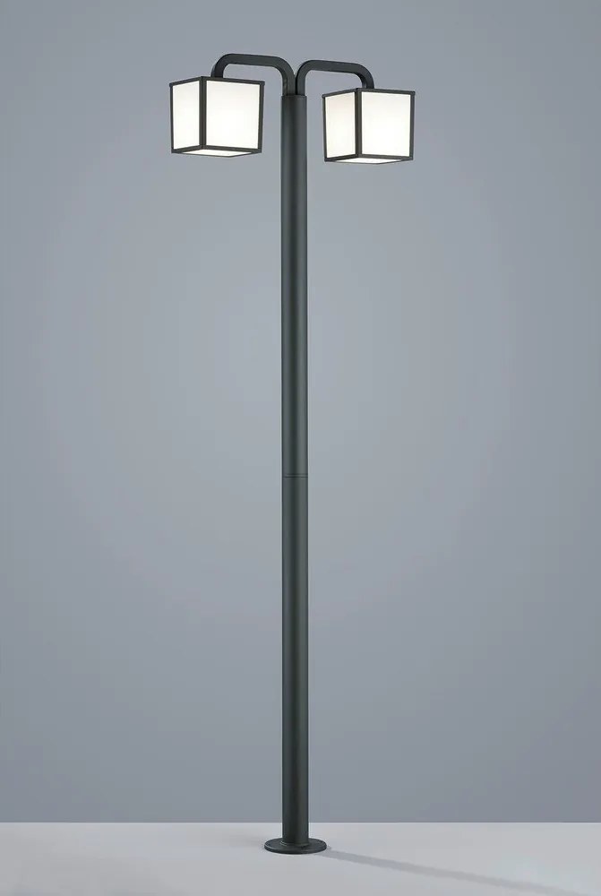 Corp de iluminat pentru exterior LED cu stâlp de fixare (înălțime 200 cm) Cubango – Trio