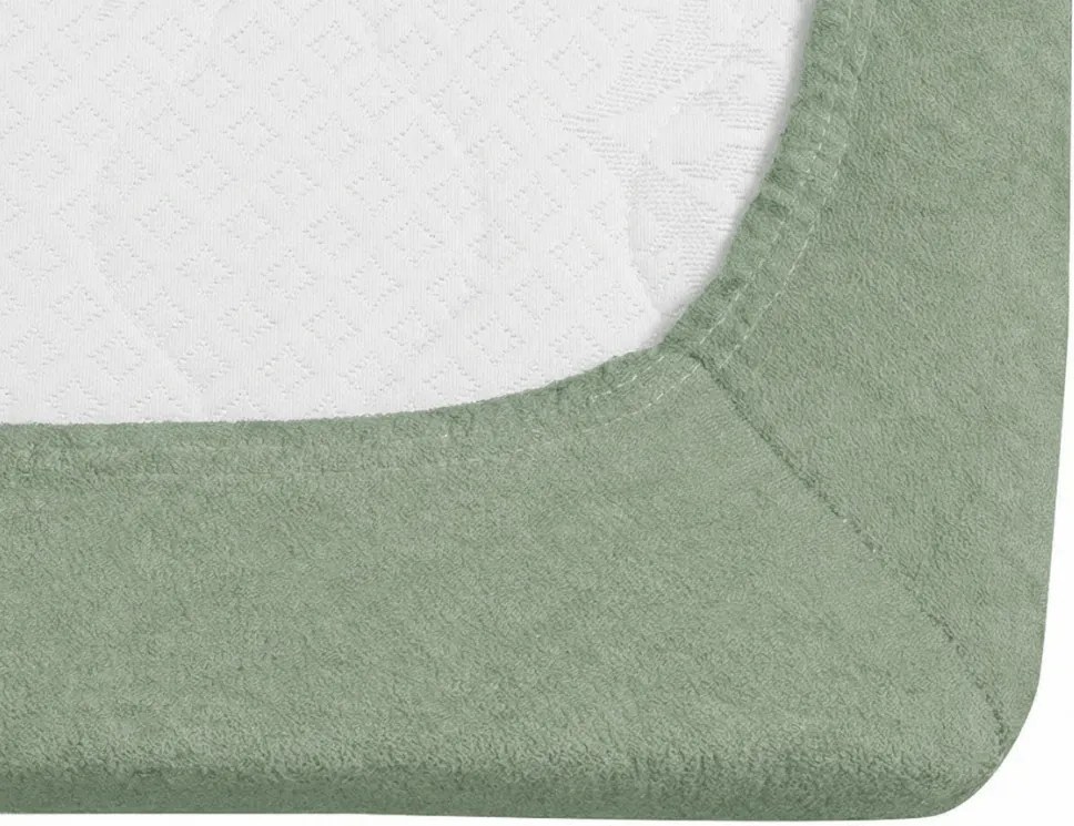 Cearsaf Frote EXCLUSIVE verde masliniu deschis 180 x 200 cm