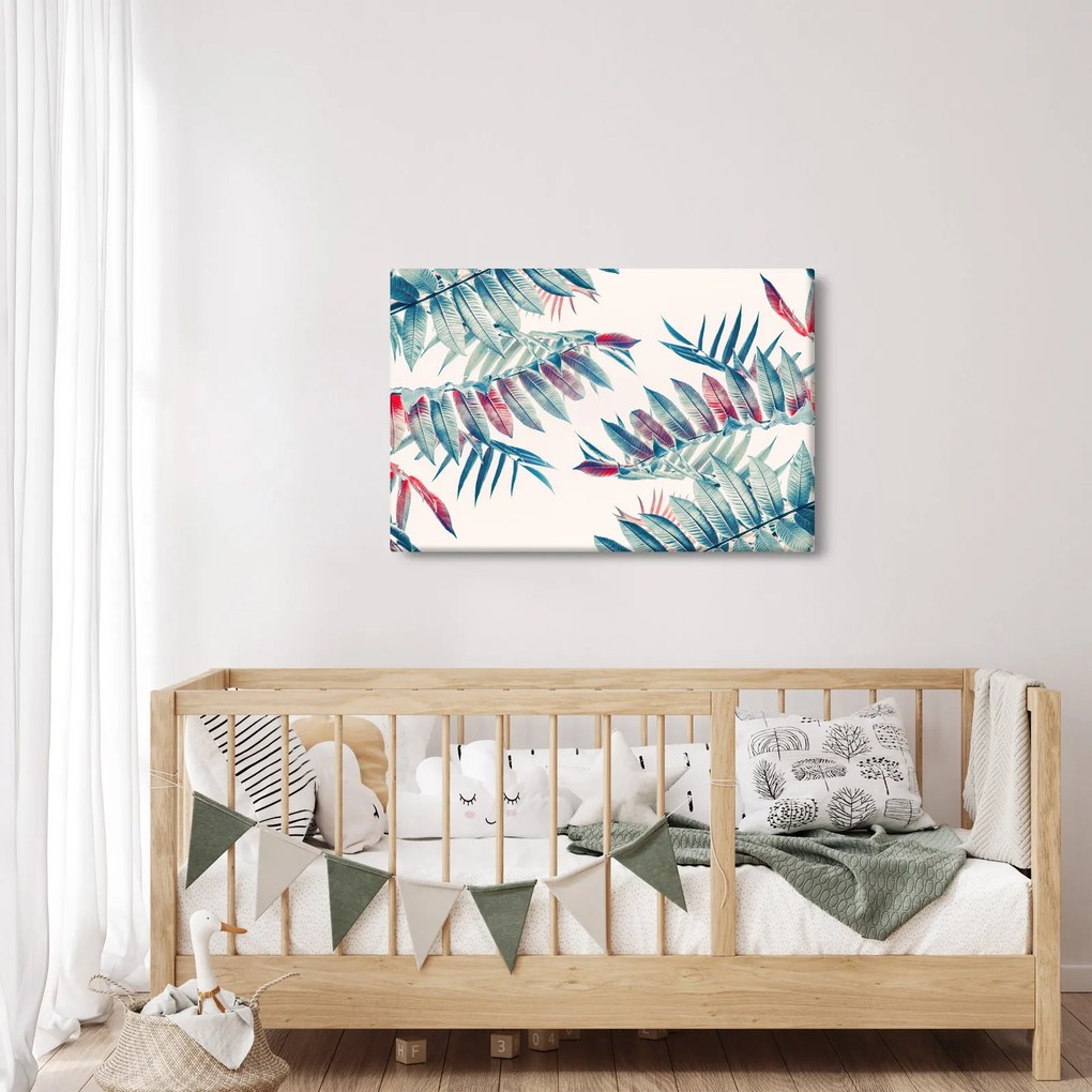 Tablou - Frunze tropicale (90x60 cm)