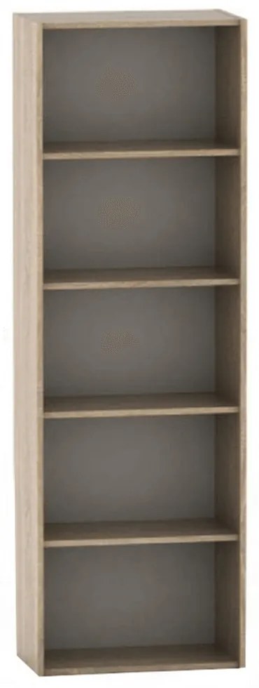 Bibliotecă TEMPO ASISTENT 001, stejar sonoma