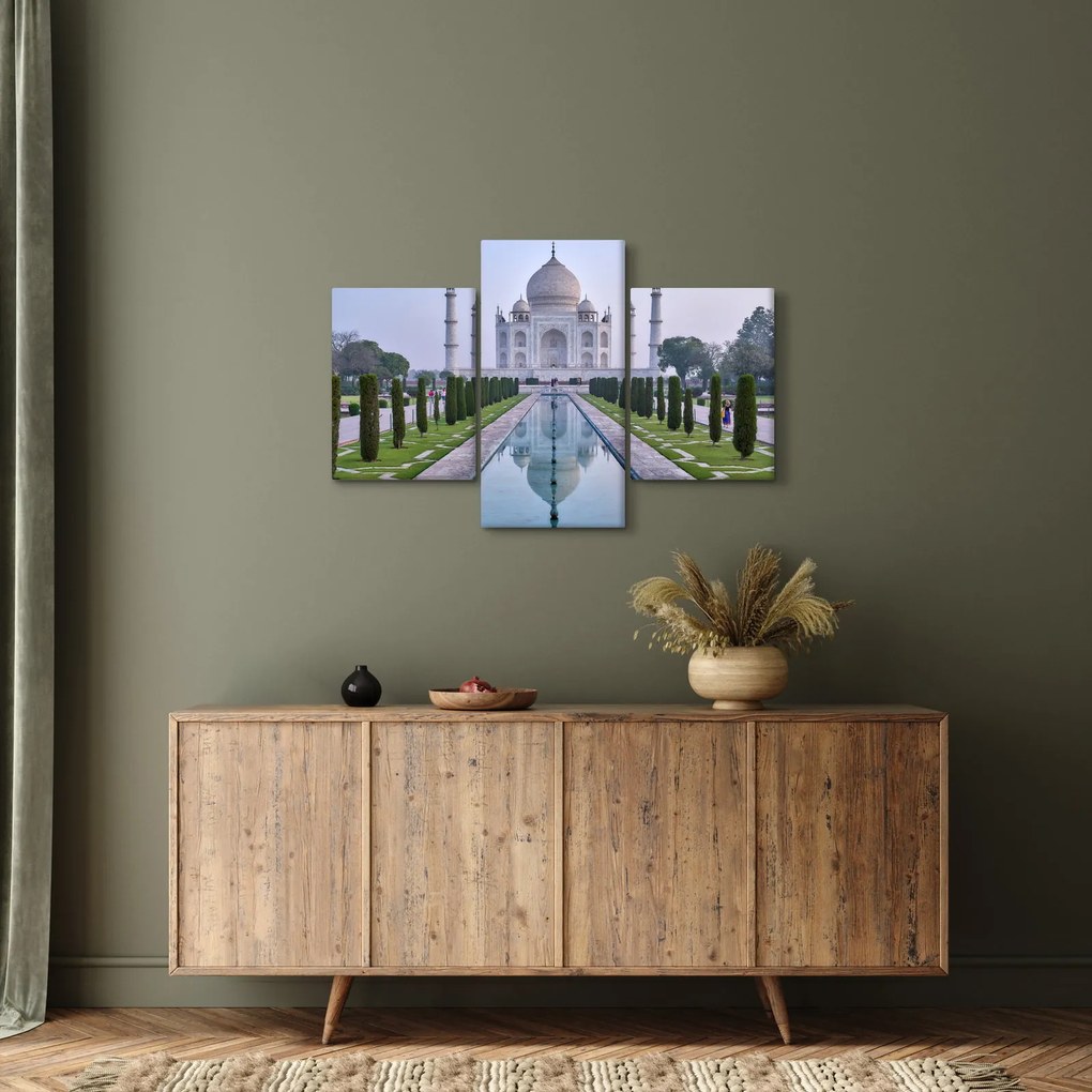 Tablou - Taj Mahal în răsăsrit de soare (90x60 cm)