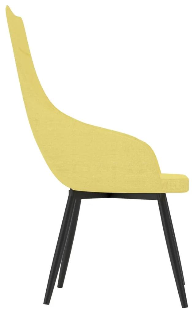 Fotoliu, galben mustar, material textil 1, Galben, Fara scaunel pentru picioare Fara scaunel pentru picioare