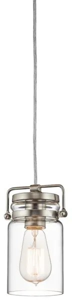 Lustră pe cablu BRINLEY 1xE27/60W/230V crom mat Elstead KL-BRINLEY-MP-NI