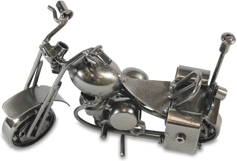 Decoratiune metalica, motocicleta, 14 cm
