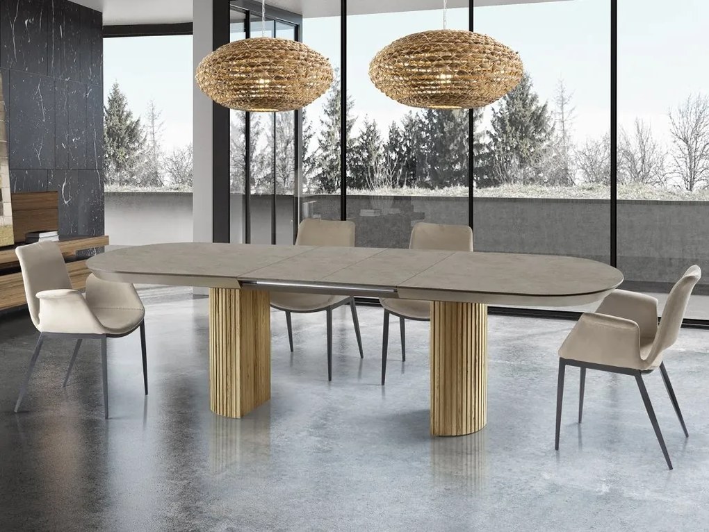 Masa dining extensibila design lux Irati