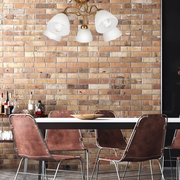 Lustră aplicată MIRANDA 1xE27/60W/230V aurie