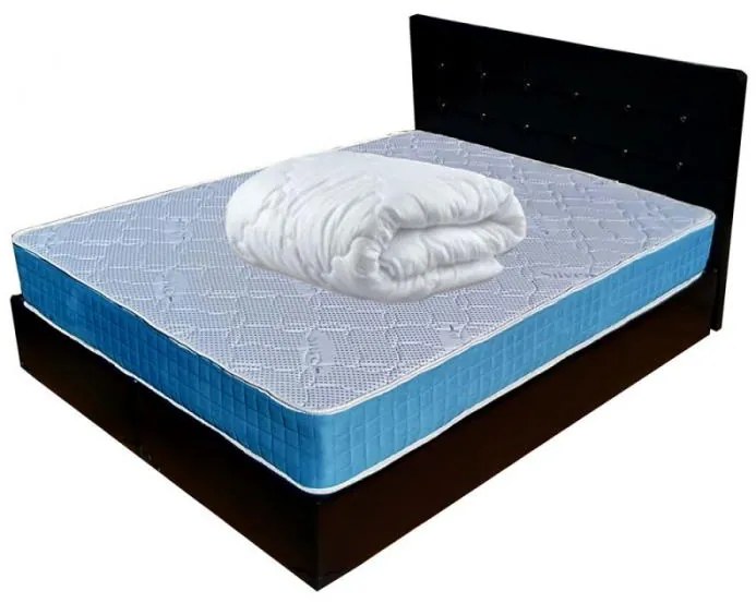 Set saltea memory foam paris 140x200x23 plus pilota microfib