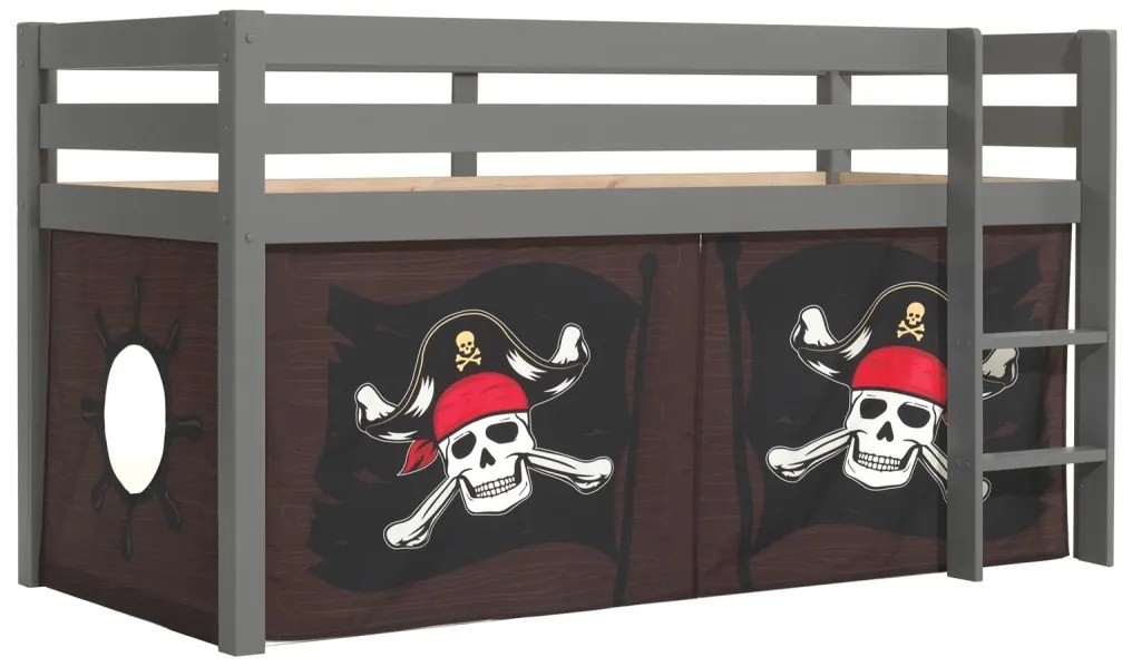 PINO PAT SEMI-INALT și cortina Caribian Pirates.