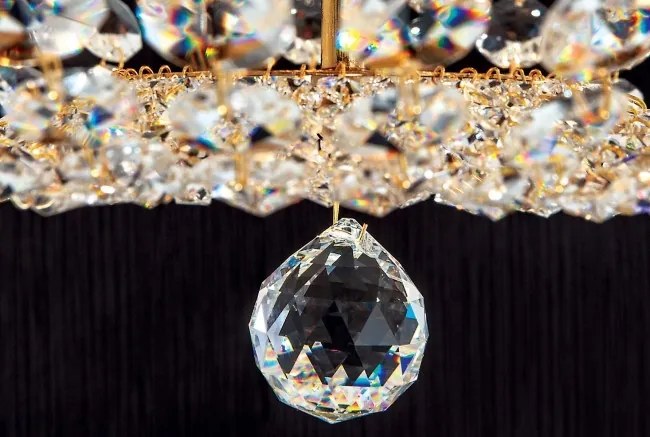 Lustra aplicata cristal Schöler design de lux Sheraton 55cm, 24K gold plated