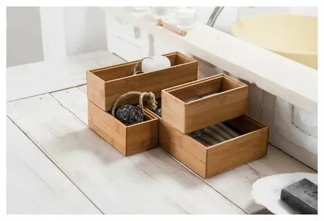 Compactor Organizator depozitare Bamboo Box XXL, 30 x 15 x 6,5 cm, XXL