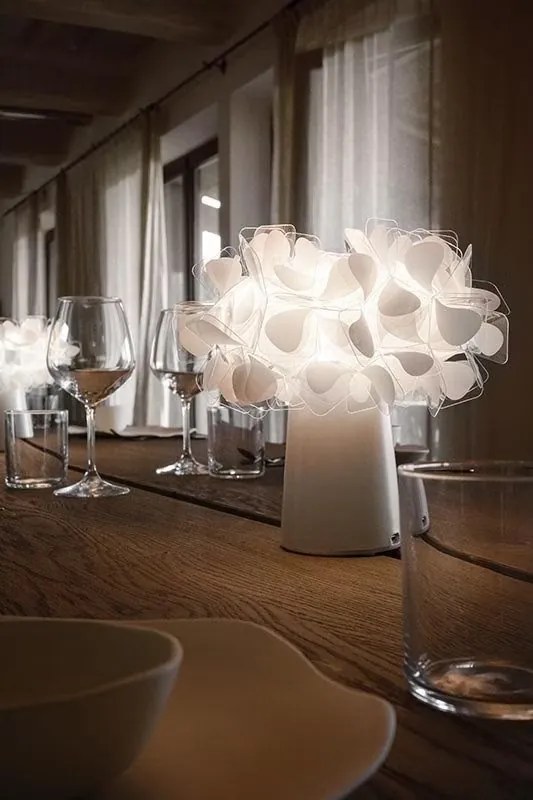 Veioza, Lampa de masa cu baterii ideala restaurant Clizia Mama Non Mama White
