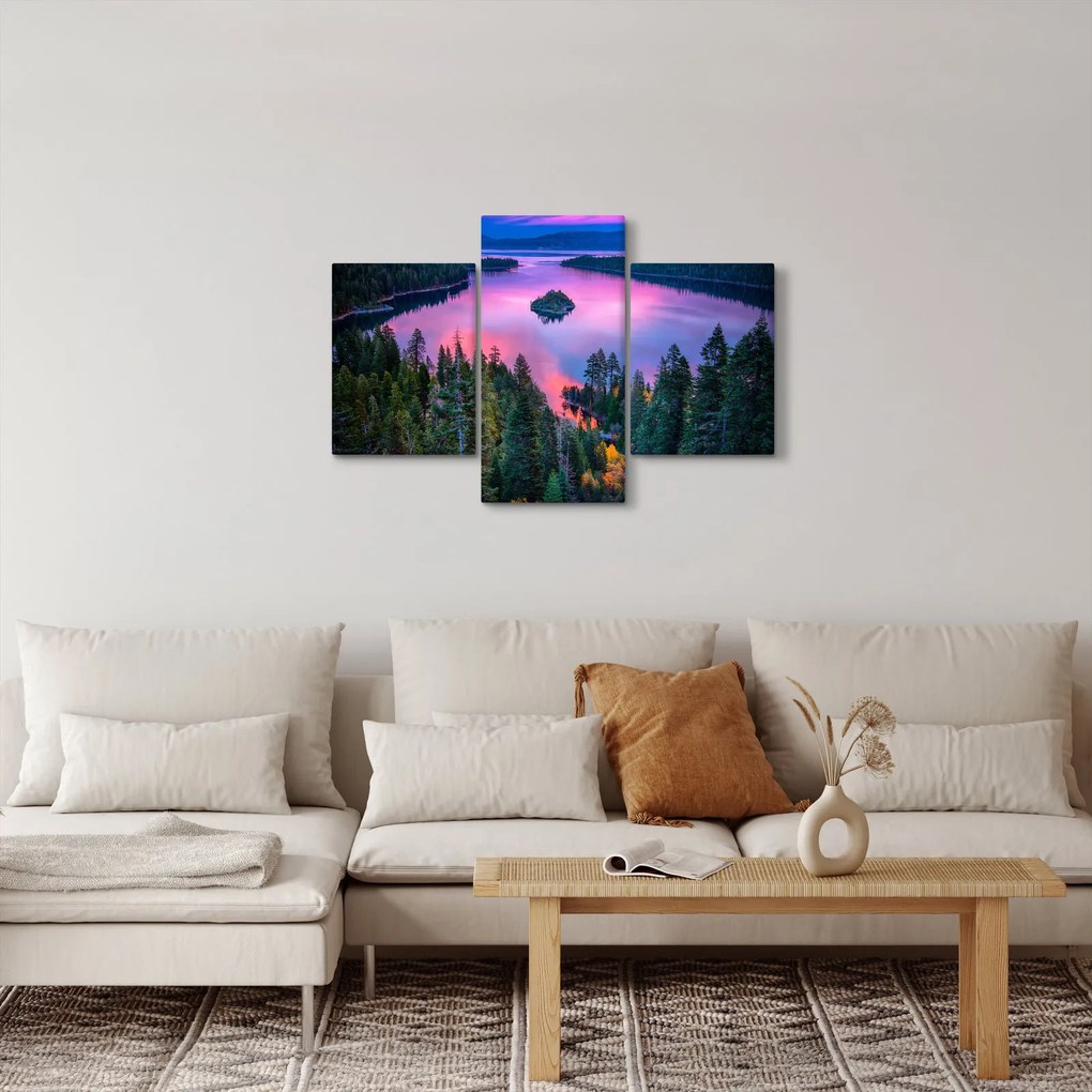 Tablou - Lacul Tahoe, Sierra Nevada, California, SUA (90x60 cm)