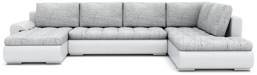 Expedo Canapea extensibilă în formă de TONIO II, 300x75x200, lawa 09/soft 17, dreapta