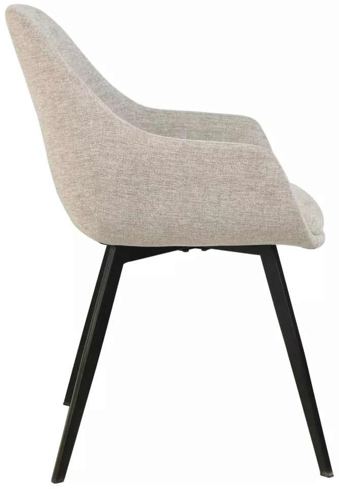 Scaun Vinto bej deschis/negru Brego 31