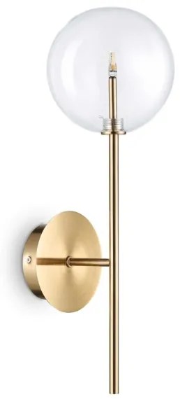 Aplică LED Ideal Lux EQUINOXE 1xG4/2W/230V auriu