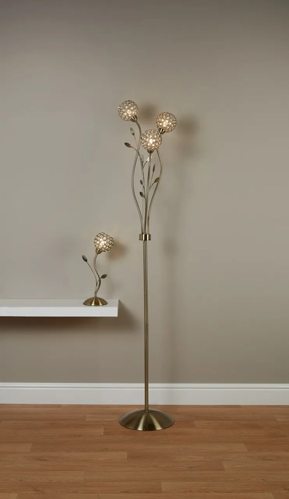 Lampadar / Lampa de podea Bellis II alama antique EU3573AB SRT