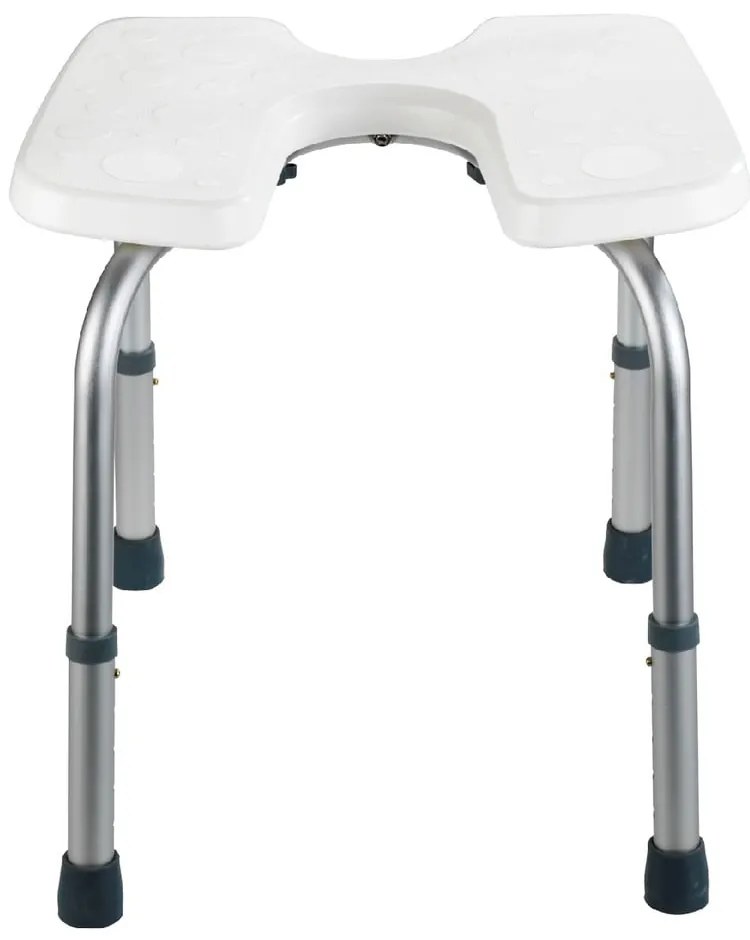 Scaun pentru duș Wenko Hygienic Stool White, 53 x 46 cm