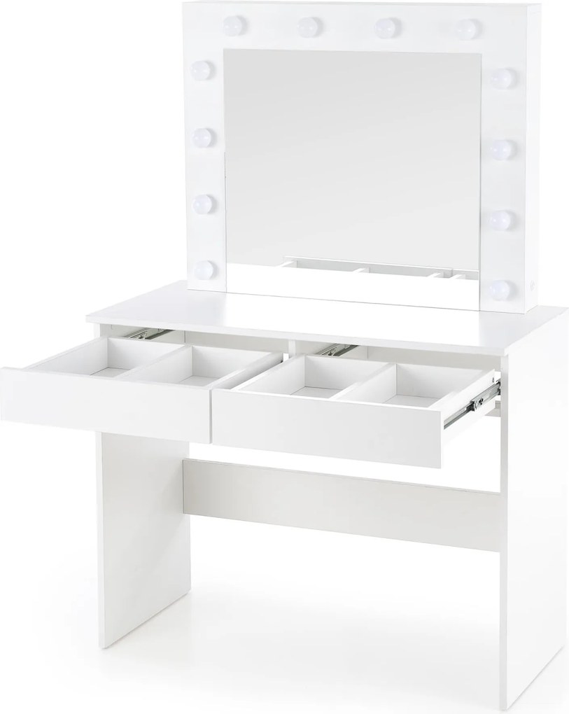 Măsuță toaletă Velinio 95 cm - alb