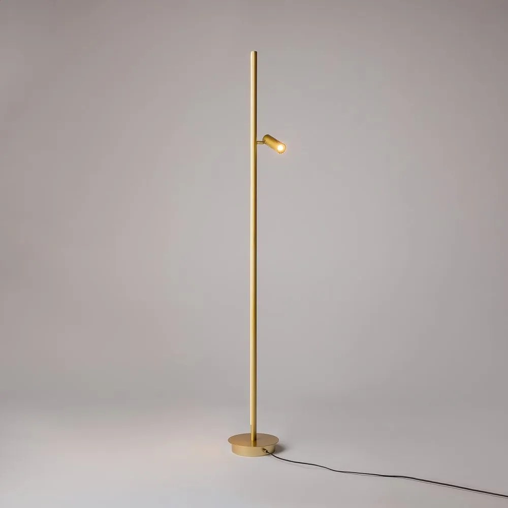 Lampadar, Lampa de podea LED cu Spot Directionabil, Thin alama