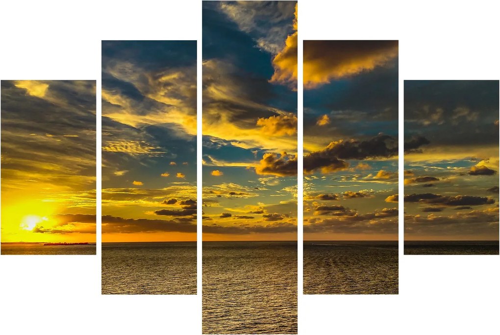 Apus de soare la mare (150x105 cm)