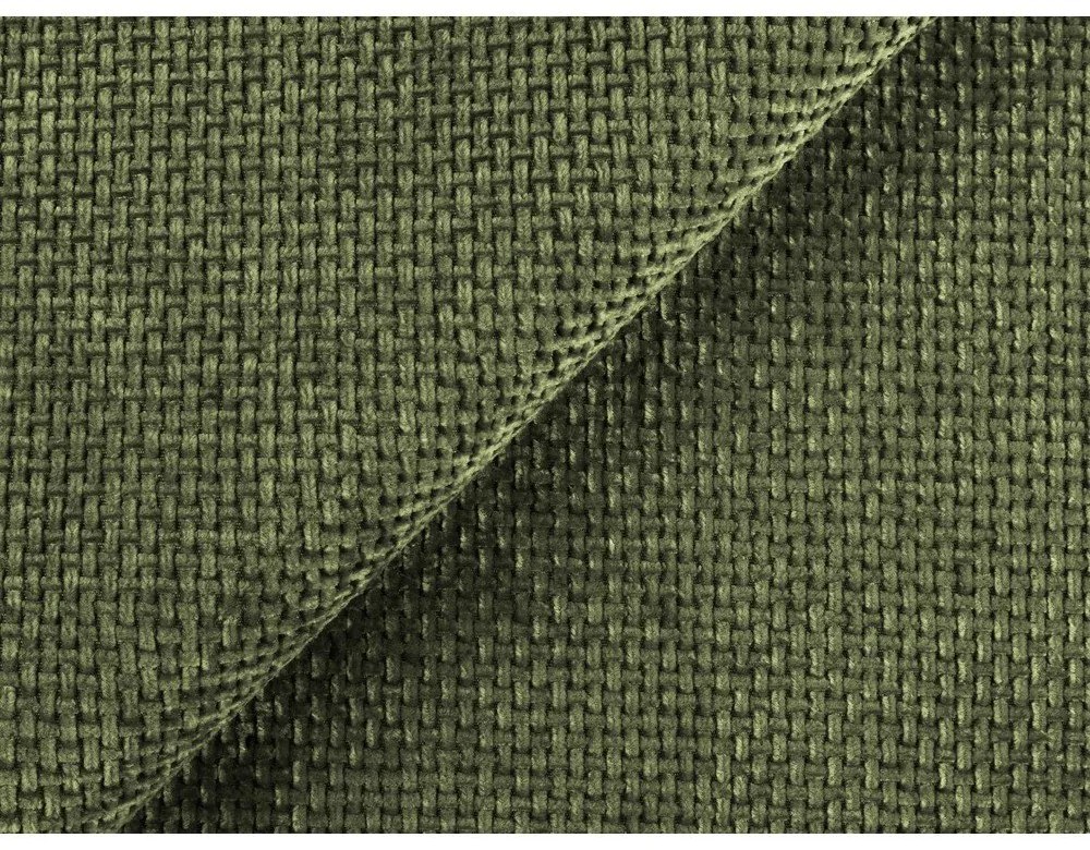 Colțar verde extensibil/cu spațiu de depozitare cu tapițerie din chenille (cu colț pe partea stângă/cu șezlong) Mele – Makamii