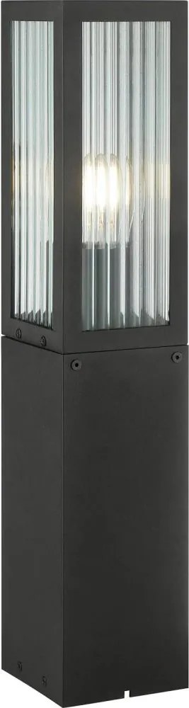 Brilliant - Lampă de exterior GETTA 1xE27/20W/230V 50 cm IP44 neagră