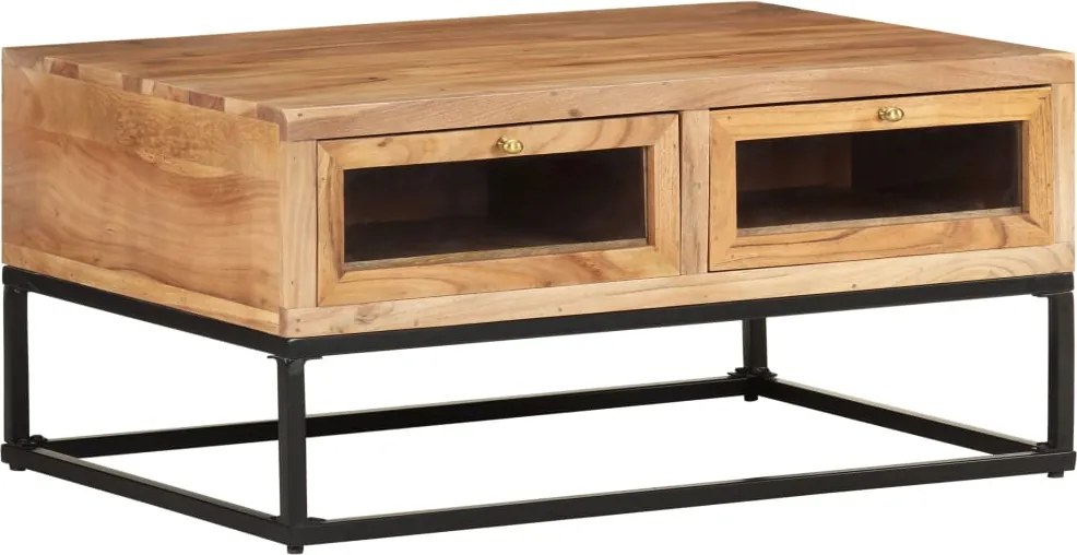 vidaXL Măsuță de cafea, 90x60x40 cm, lemn masiv de acacia