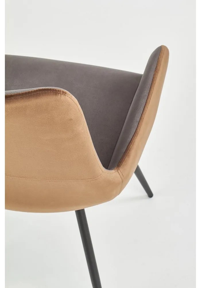 Scaun de bucaterie Brenato, maro