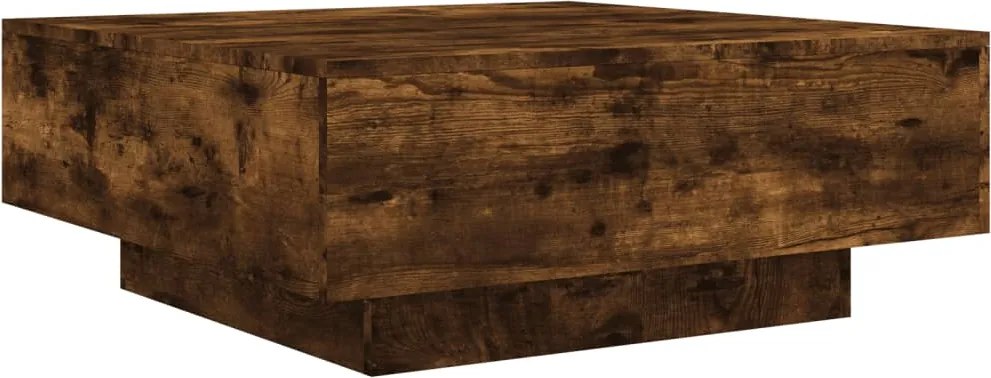 vidaXL Măsuță de cafea, stejar fumuriu, 80x80x31 cm, PAL