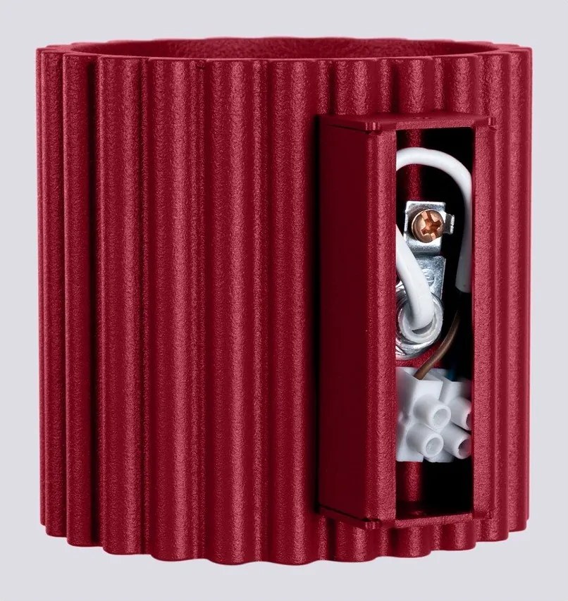 Aplică de perete burgundy ø 10 cm Zora – Sollux