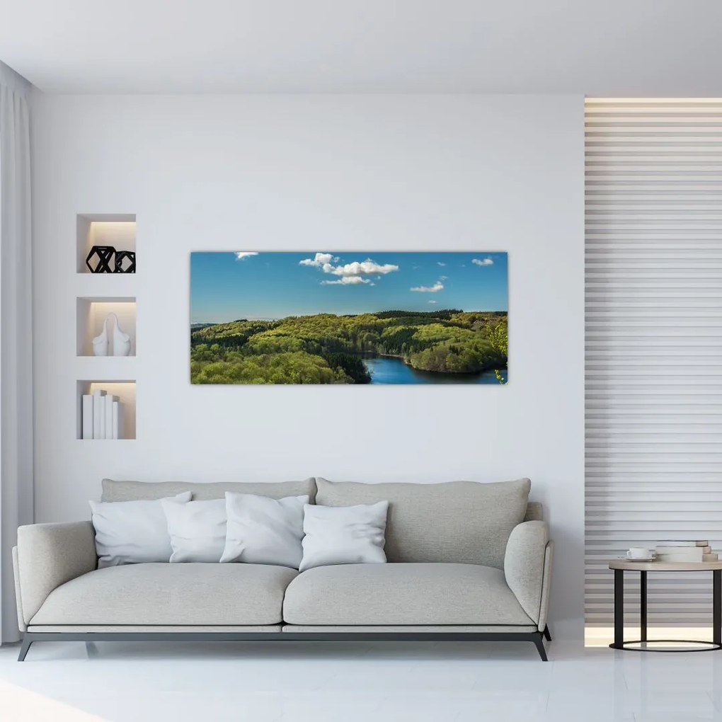 Tablou - Lac montan (120x50 cm)