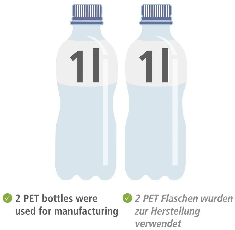 Pantofar negru/natural cu bancă din bambus Ecori – Wenko