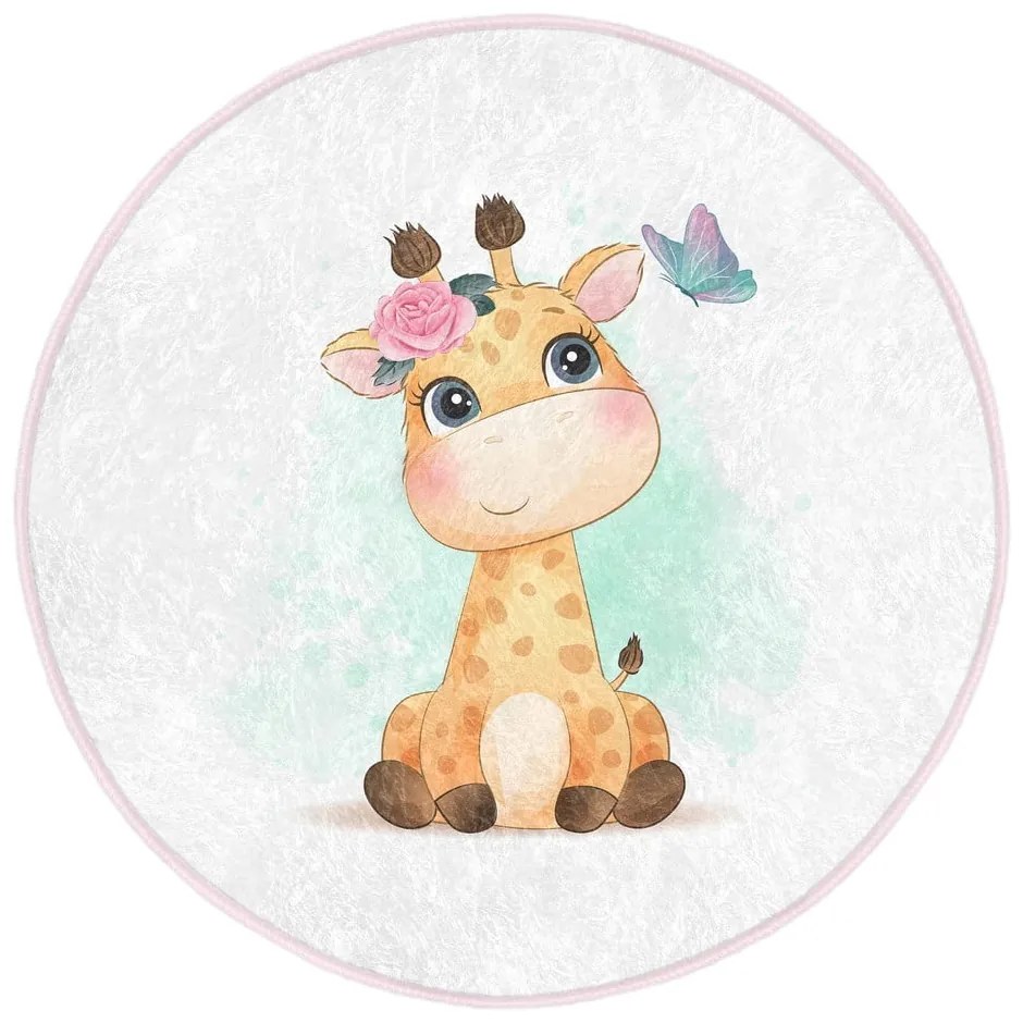 Covor pentru copii alb ø 80 cm Comfort – Mila Home