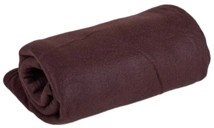 Pătură din fleece maro 200x150 cm - JAHU collections