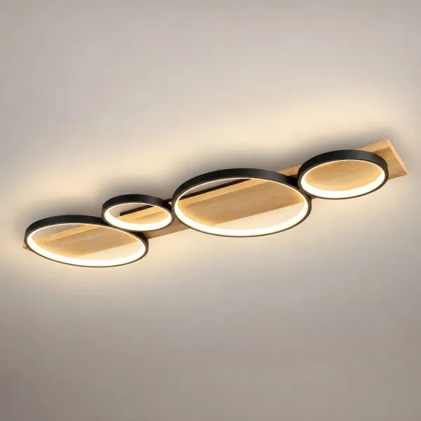 BRILAGI - Plafonieră LED PLANK LED/38W/230V 4000K 40x120 cm lemn