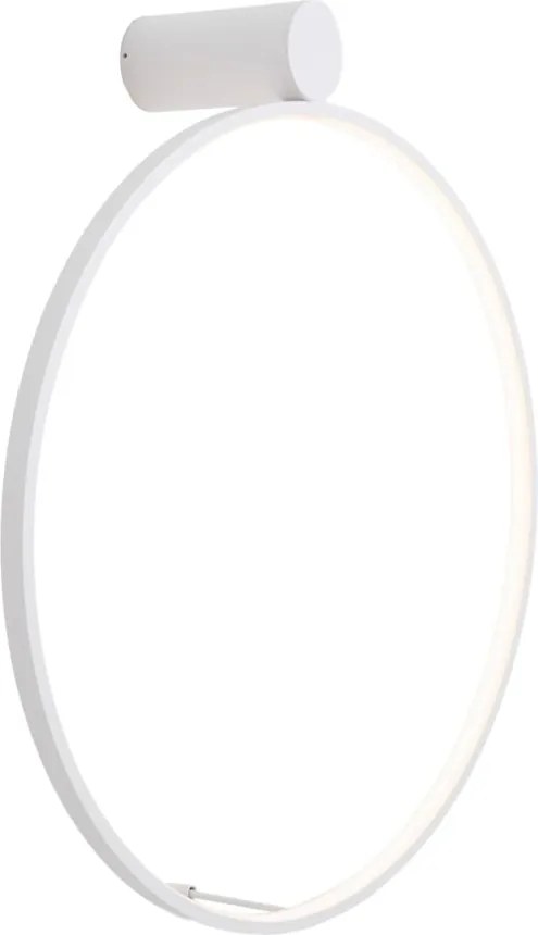 Aplica circulara LED IP44 diametru 60cm Visual alb
