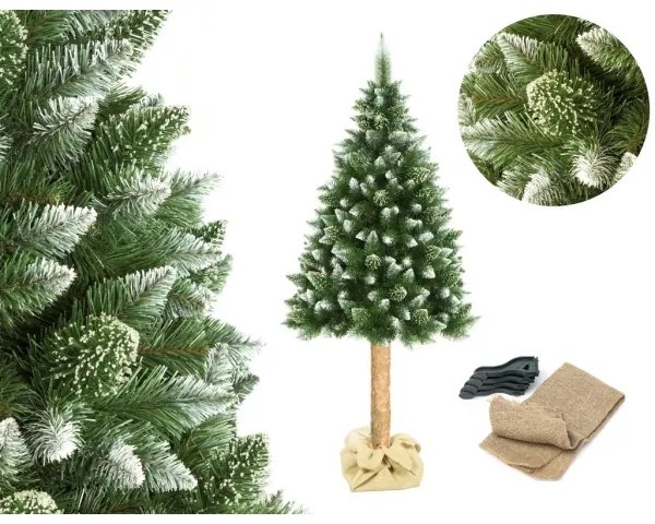 Brad de Crăciun pe trunchi 180 cm, pin