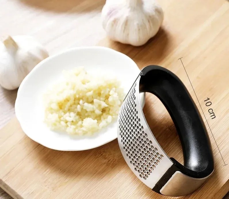 Zaparkorun Presă de usturoi din oțel inoxidabil