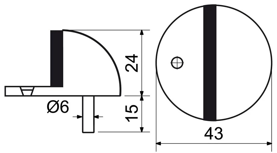 Opritor usa RK.ZAR.001, negru